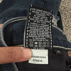 7 For All Mankind Josefina Dark Wash Distressed Women’s Skinny Boyfriend Jeans thumbnail 7