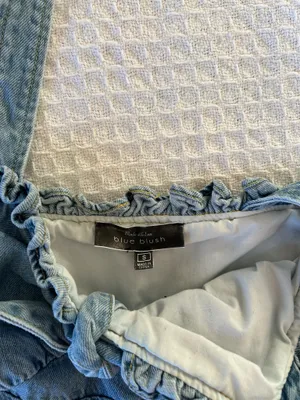 Boutique Denim Romper thumbnail 4