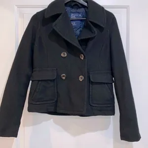 American Eagle black wool blend jacket coat size xsmall thumbnail 3