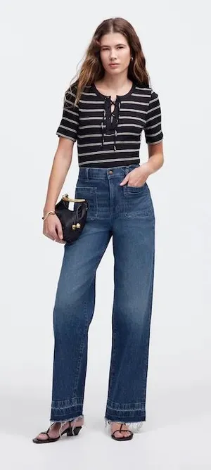 Madewell High-Rise Wide-Leg Jeans thumbnail 1