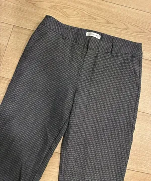 Anine Bing Women’s Houndstooth Tuxedo Pant Straight Leg Size XS thumbnail 1