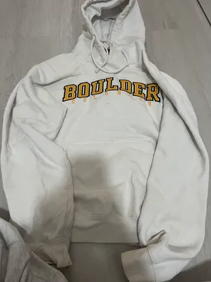 Boulder Colorado Hoodie White thumbnail 1