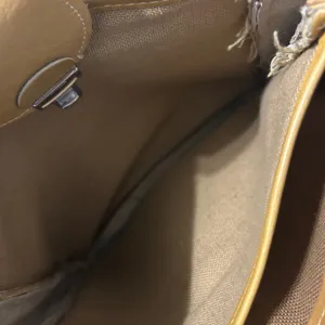 Vintage Tan Genuine Leather Shoulder Bag thumbnail 14