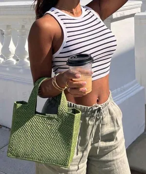 Striped Tank Top Multi Size XS thumbnail 2