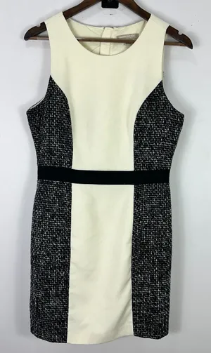 Banana Republic Tweed‎ Sheath Dress Womens 10 Office Career Preppy Quiet Luxury thumbnail 1