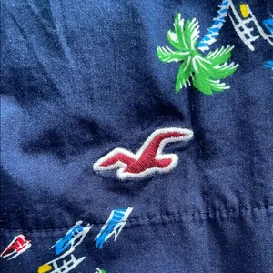 Hollister Navy Blue Tropical Dress thumbnail 5