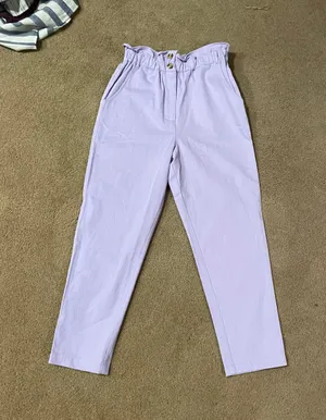 Jessy B Paper-bag Waist Purple Jeans thumbnail 2