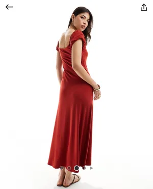 ASOS Red Maxi Dress thumbnail 2