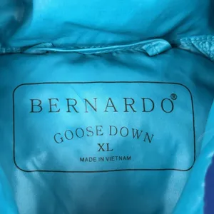Bernardo Vest Womens XL Blue Goose Down Quilted Puffer Full Zip Lightweight thumbnail 6