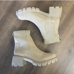 Steve Madden Hayle Suede Leather Chunky Boots thumbnail 3