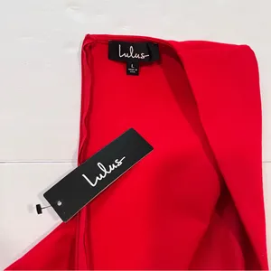 NWT Lulus Be Me Red Sleeveless Bodycon‎ Dress LARGE thumbnail 10