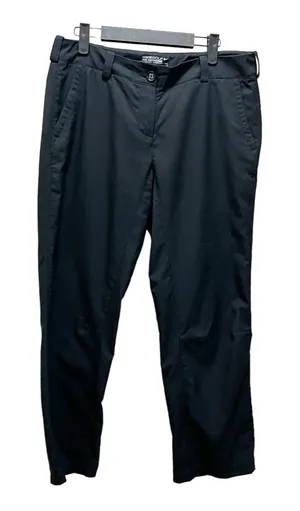 Nike Golf Tour Performance Straight Leg Pants Dri-Fit Black Hi-Rise 8 thumbnail 1