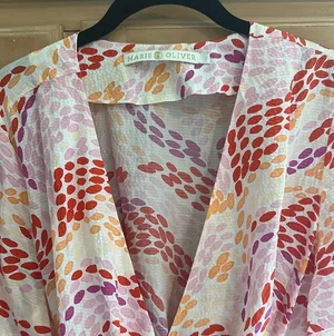 Marie Oliver Floral Wrap Dress thumbnail 3