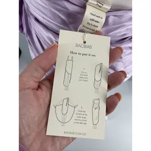 BAOBAB Womens Dress Marea One Shoulder Wrap Lavender Size Large thumbnail 8