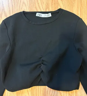 ZARA Cropped Long Sleeve Top thumbnail 2
