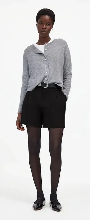 Madewell Easy Pleated Trouser Shorts Size 2 thumbnail 1
