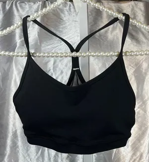 Lululemon Athletica Black Strappy Sports Bra A0311 thumbnail 1