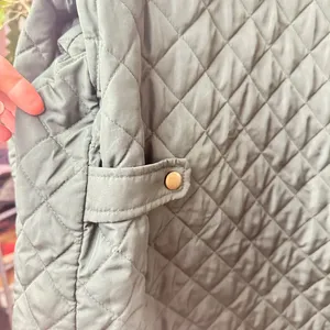 Lands end oversized Quilted Green barn Jacket Sz Xl thumbnail 5