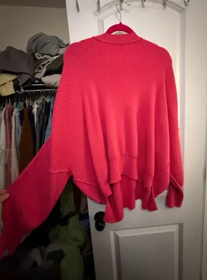 Free People Sweater Oversized thumbnail 1