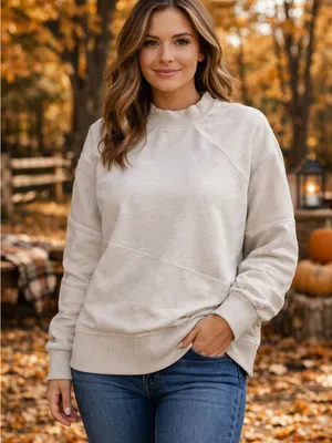Lululemon Perfectly Oversized Patchwork Crewneck - Medium thumbnail 1