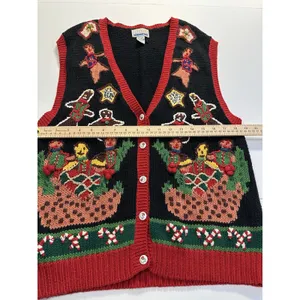 Christmas Vest Lauren Rodger's Collectibles Size Medium New Without Tags thumbnail 3