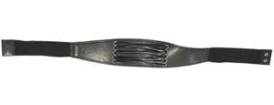 Womens Corset Waist Belt Black Wide Lace-Up Front Snap Closure One Size thumbnail 1