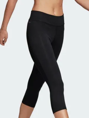 Adidas Black Climalite Cropped Capri Activewear Pants M thumbnail 1