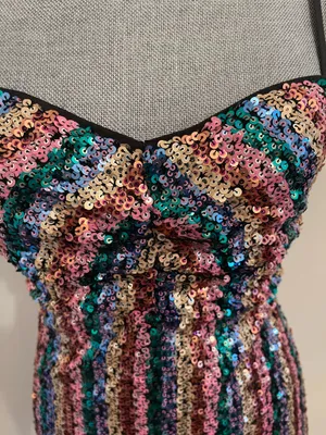 Lovers + Friends Mini Dress Sequin . Size XS thumbnail 3