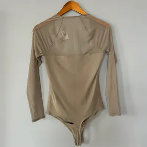 Abercrombie Long Sleeve Mesh Square Neck Bodysuit NWT size Medium thumbnail 2