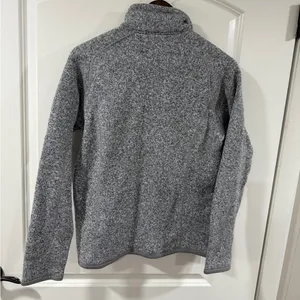 Patagonia Better Sweater Women’s Medium 1/4 Zip Gray Fleece Pullover thumbnail 6