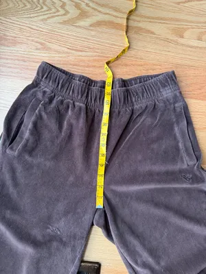 Tna Aritzia Chocolate Brown Velour Track Pants Size Medium Y2K thumbnail 8