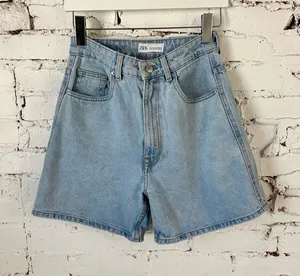 ZARA Denim Shorts thumbnail 1