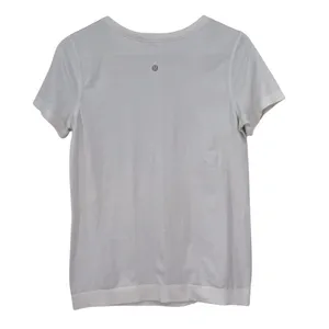 Lululemon 6 Swiftly Tech short sleeve shirt white top logo Tee T-shirt Crewneck thumbnail 4