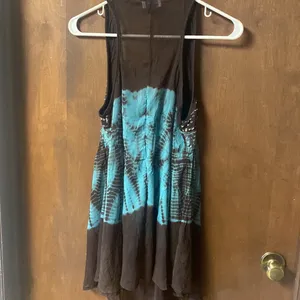 About a Girl bohemian Flowy Tie Dyed Tank Top thumbnail 3