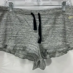 PINK Victoria’s Secret Gray White Marled Sleep Pajama Lounge Shorts Size Large thumbnail 4