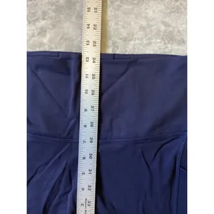 Quince NWOT Ultra-Soft High-Rise Navy Blue Leggings with Pockets Womens Large thumbnail 6