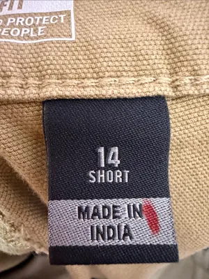 Carhartt Rugged Flex Loose Fit Canvas Work Pant Khaki Tan. Size 14S thumbnail 11