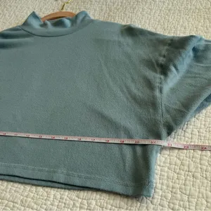 ✨ Altar’d State Light‎ Blue Mock Neck Long Sleeve Top Small thumbnail 10
