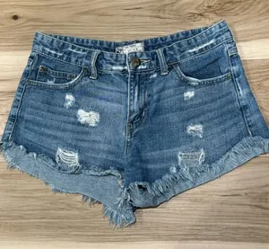 Free People Distressed Cut Off Shorts Women’s 26 thumbnail 1