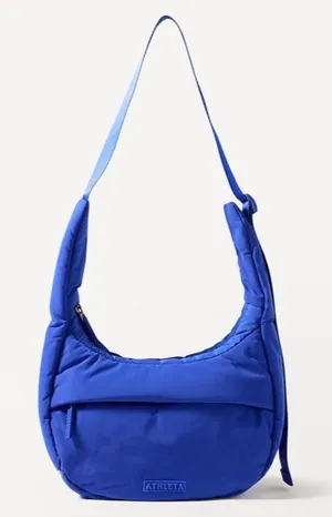 Athleta All About Small Crossbody Hobo Bag Varsity Blue thumbnail 1