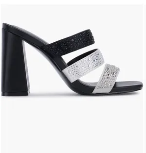 KARL LAGERFELD Paris Rhinestone Slide Sandal nwt thumbnail 4