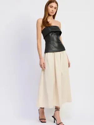 Mixed media dress by en saison thumbnail 5