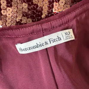 Abercrombie & Fitch‎ Sequin Mini Dress Burgundy Maroon Open Back XLP Party Glam thumbnail 3