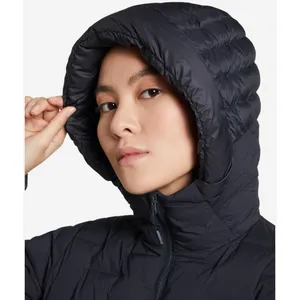Mountain‎ Hardwear Stretch Duck Down Hoodie Puffer Jacket Black Ultralight M thumbnail 3