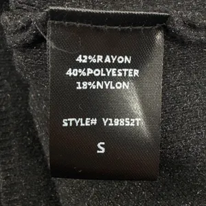 Pomander Place Noir Vivianne Black Turtleneck Knit Dress Tunic‎ Shimmer Small thumbnail 8