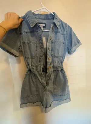 XS DENIM ROMPER thumbnail 1