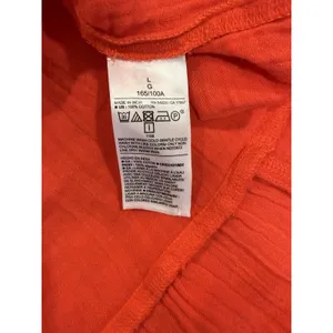 NWT Old Navy Fit & Flare Crinkle Gauze Tiered Maxi Dress Red Orange Bohemian thumbnail 8