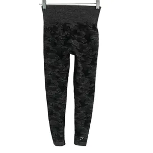 Gym Shark dark camo athletic leggings S‎ thumbnail 2