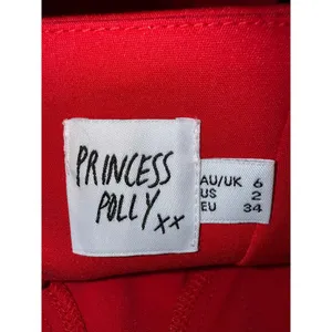 Novella Mini Dress Red lined bust sz 2 women’s princess polly nwot thumbnail 7