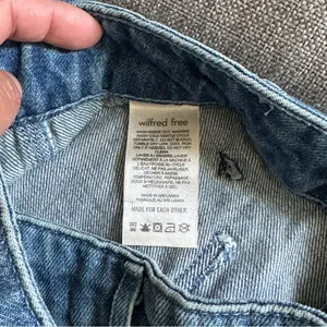 Aritza Wilfred Free Adrift Ocean Medium Blue Women Jeans Sz 8 thumbnail 12
